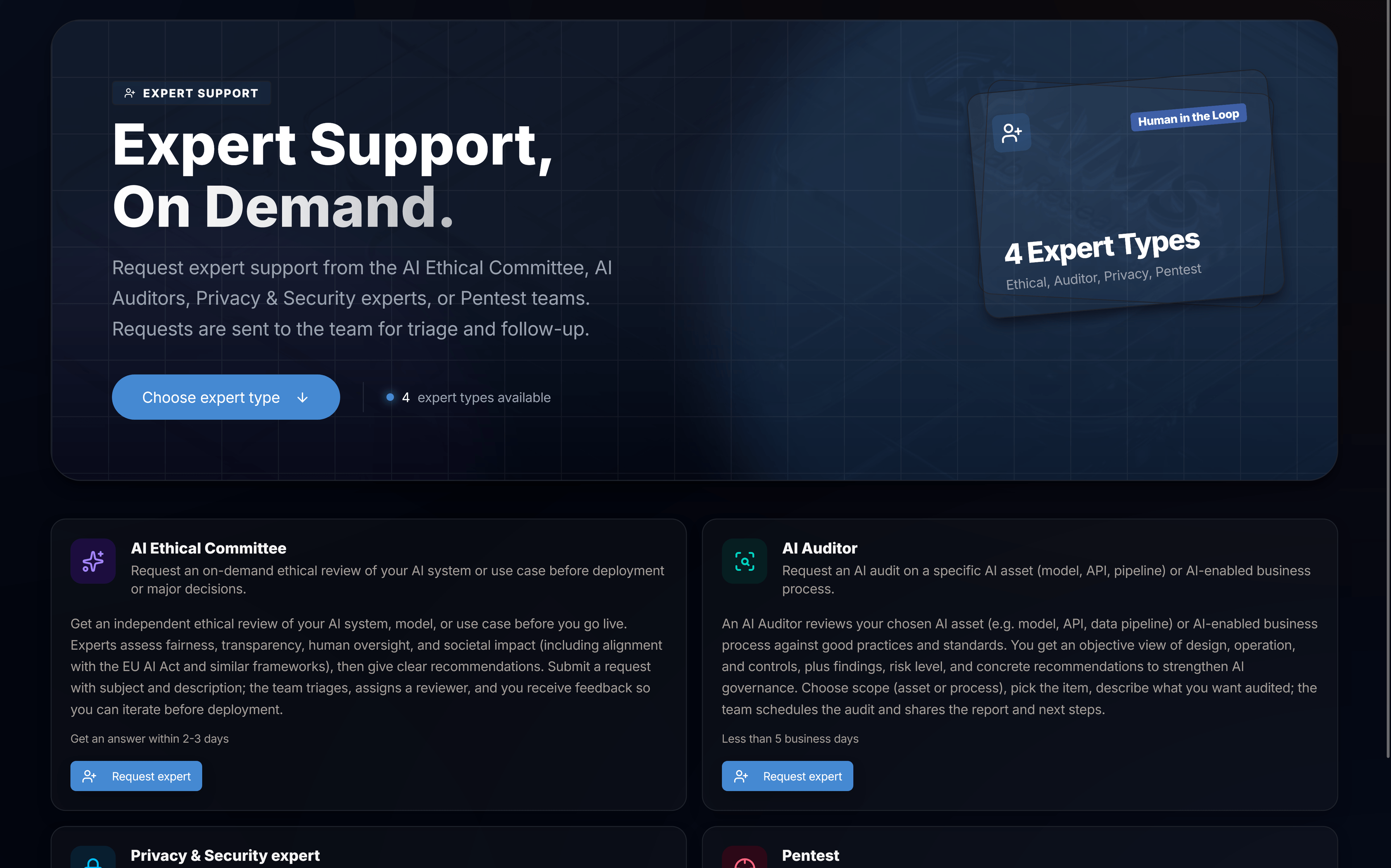 Anove expert support